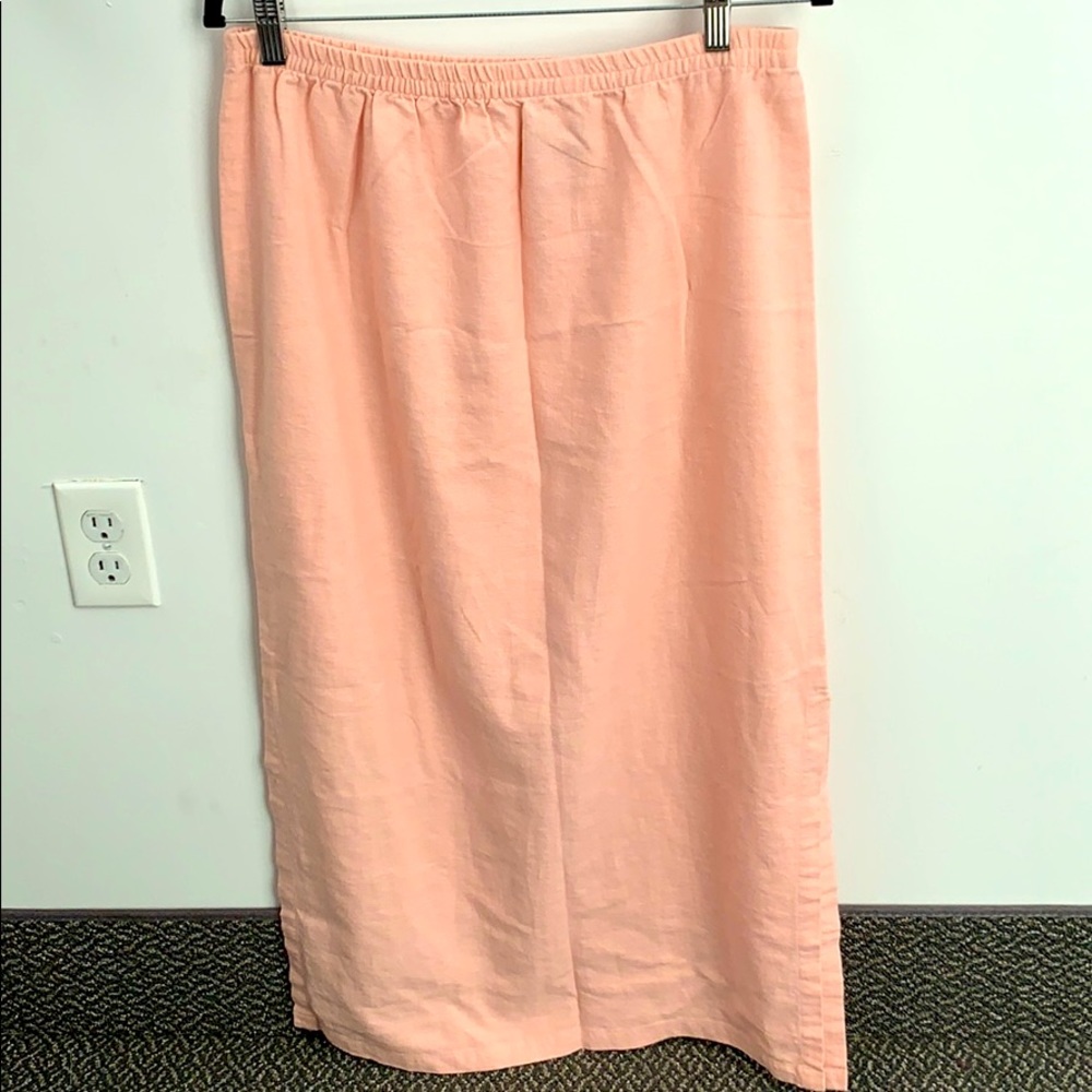 Kathie Lee Collection linen skirt